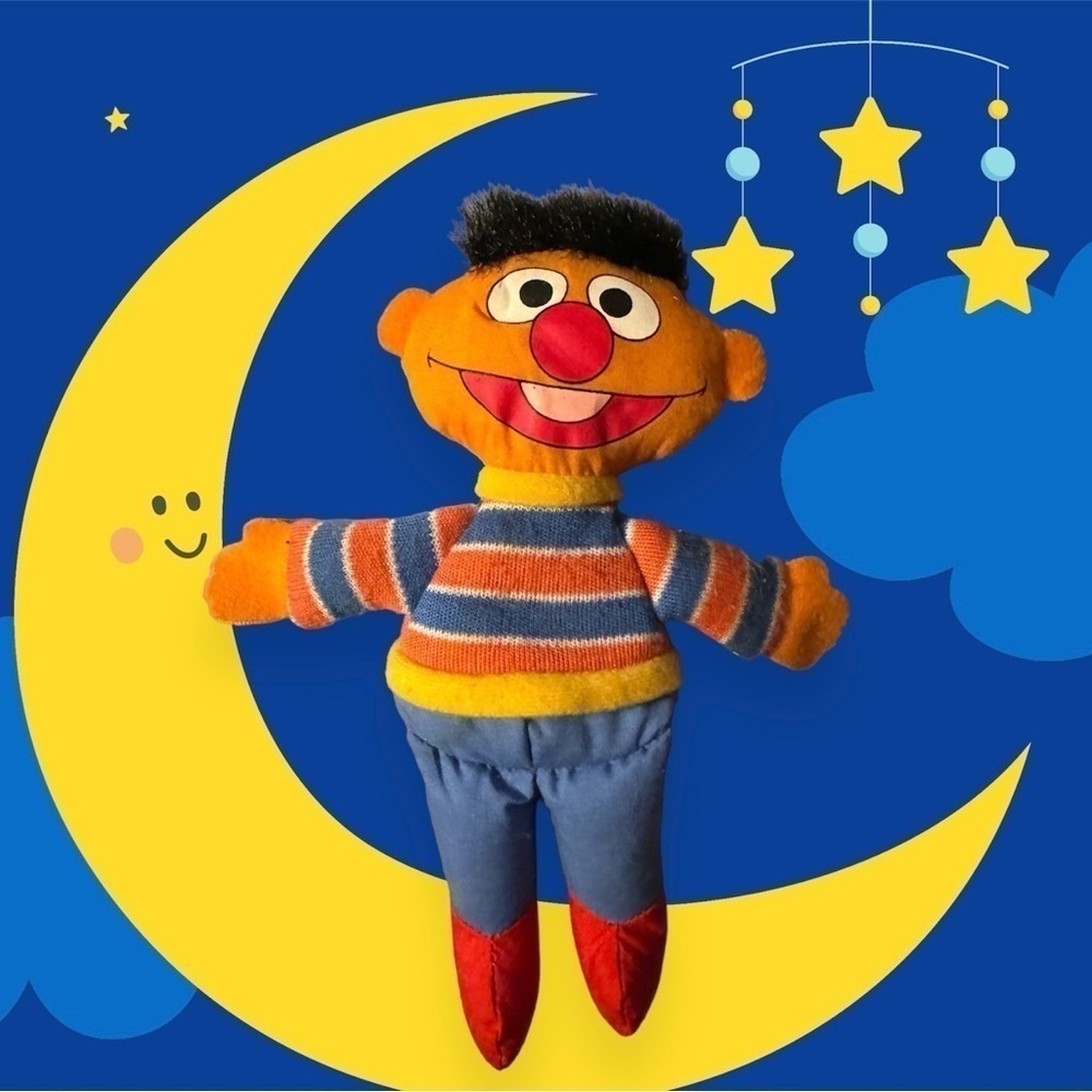 Vintage 8" Ernie plush from Sesame Street 1997